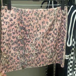 Free people skirt - sequinned